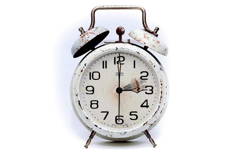 Clock symbolizing time management